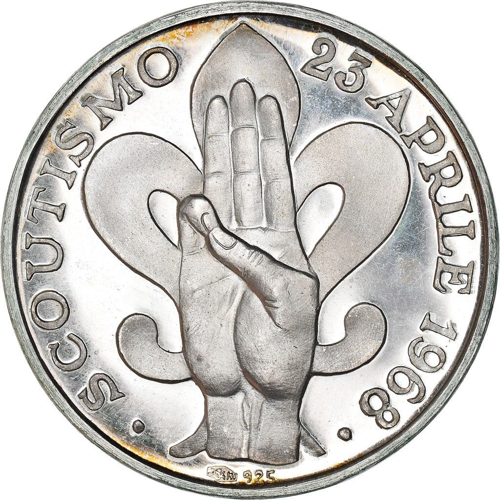 Italy, Medal, Scoutismo, 1968, MS(63), Silver