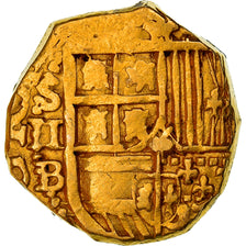 Coin, Spain, Philip II, 2 Escudos, Seville, EF(40-45), Gold