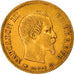 Moneda, Francia, 10 Francs, 1855, Paris, MBC, Oro, Gadoury:1014