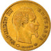 Moneta, Francia, Napoleon III, Napoléon III, 10 Francs, 1860, Strasbourg, MB
