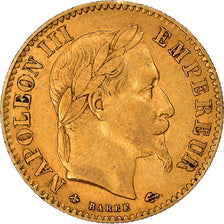 Coin, France, Napoleon III, 10 Francs, 1864, Paris, VF(30-35), Gold, KM:800.1