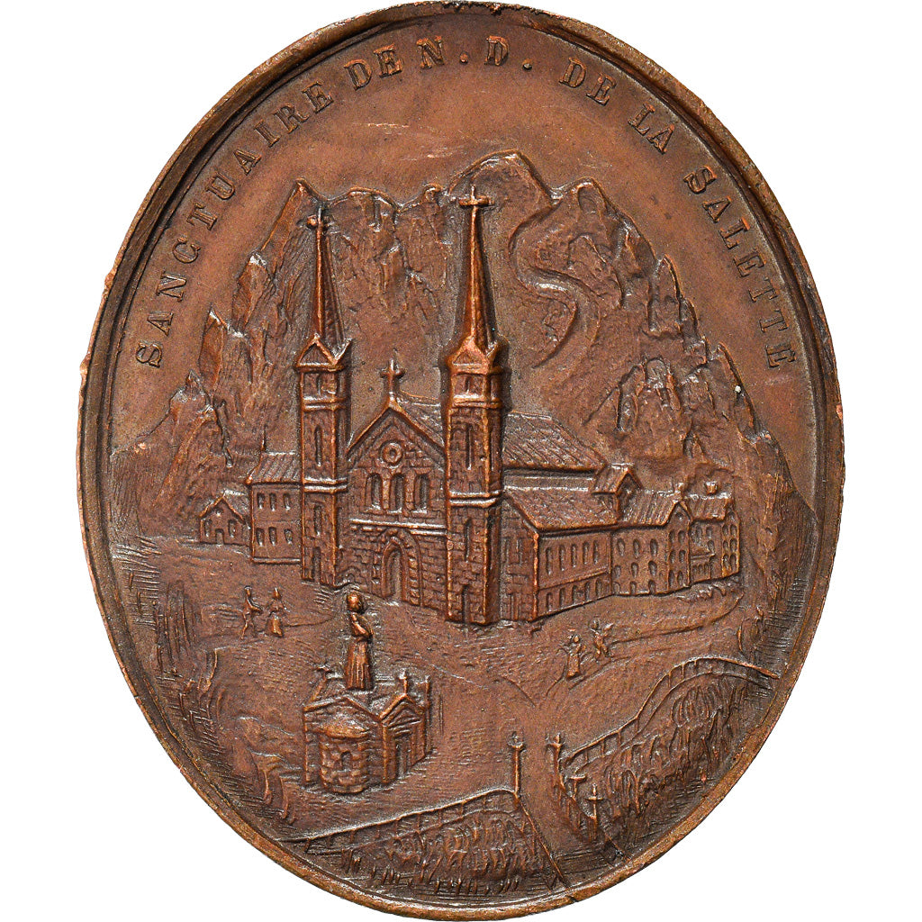 Francia, medalla, Notre Dame de la Salette, Religions & beliefs, MBC+, Bronce