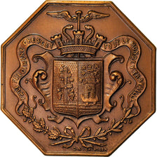 France, Token, Chambre de Commerce d'Elbeuf, Business & industry, 1862, MS(63)