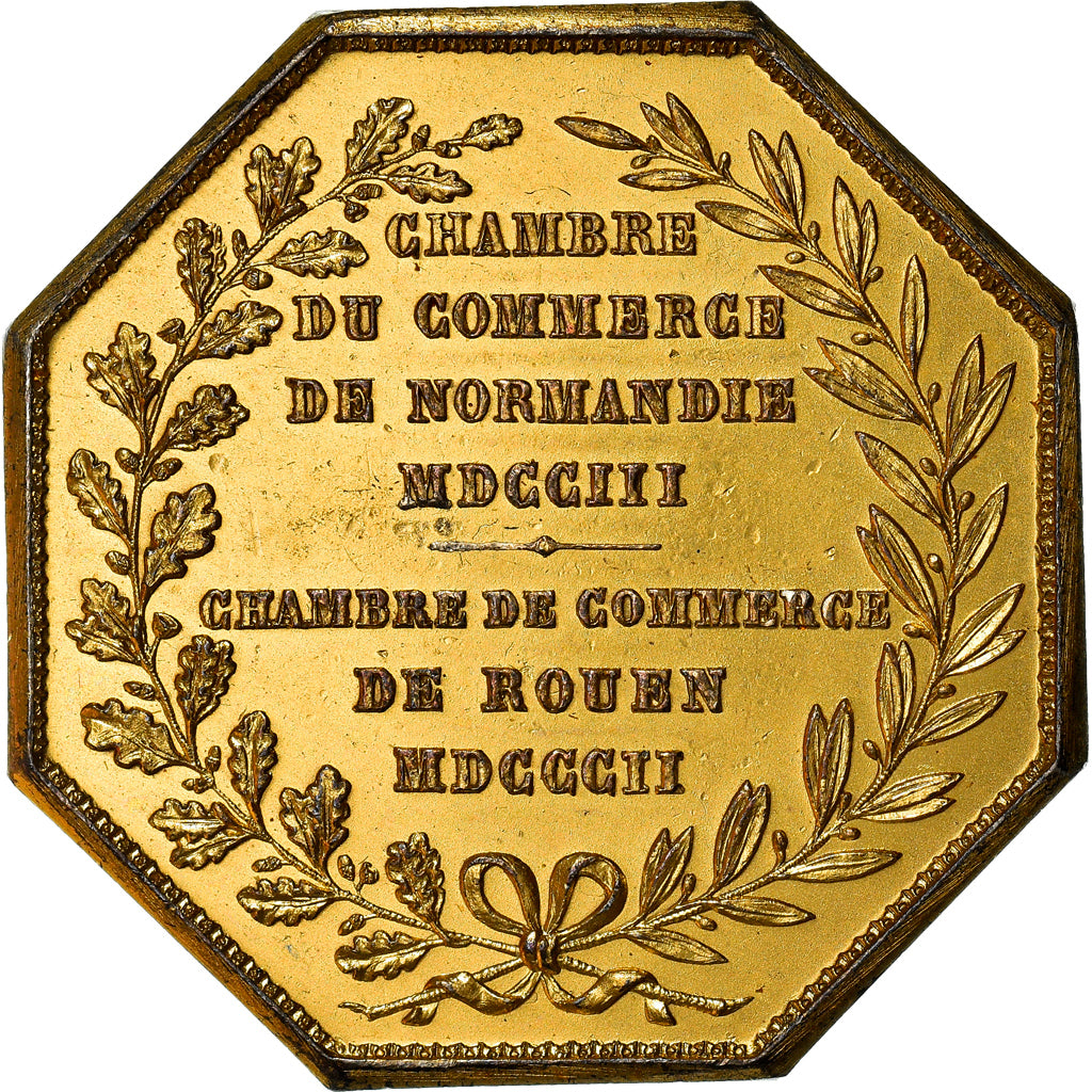 France, Token, Chambre de Commerce de Rouen, Business & industry, 1802, Lecomte