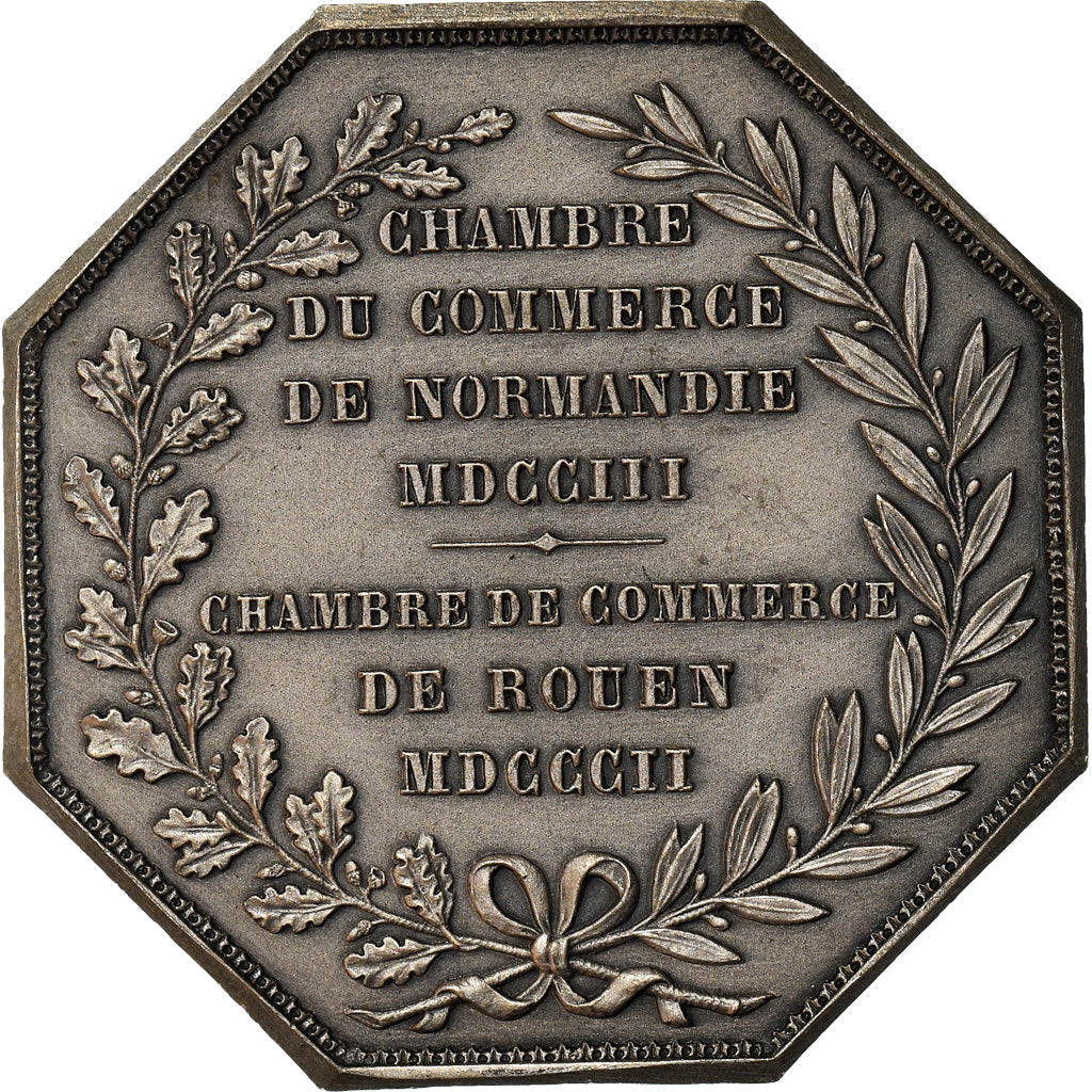 France, Token, Chambre de Commerce de Rouen, Business & industry, 1802, Lecomte