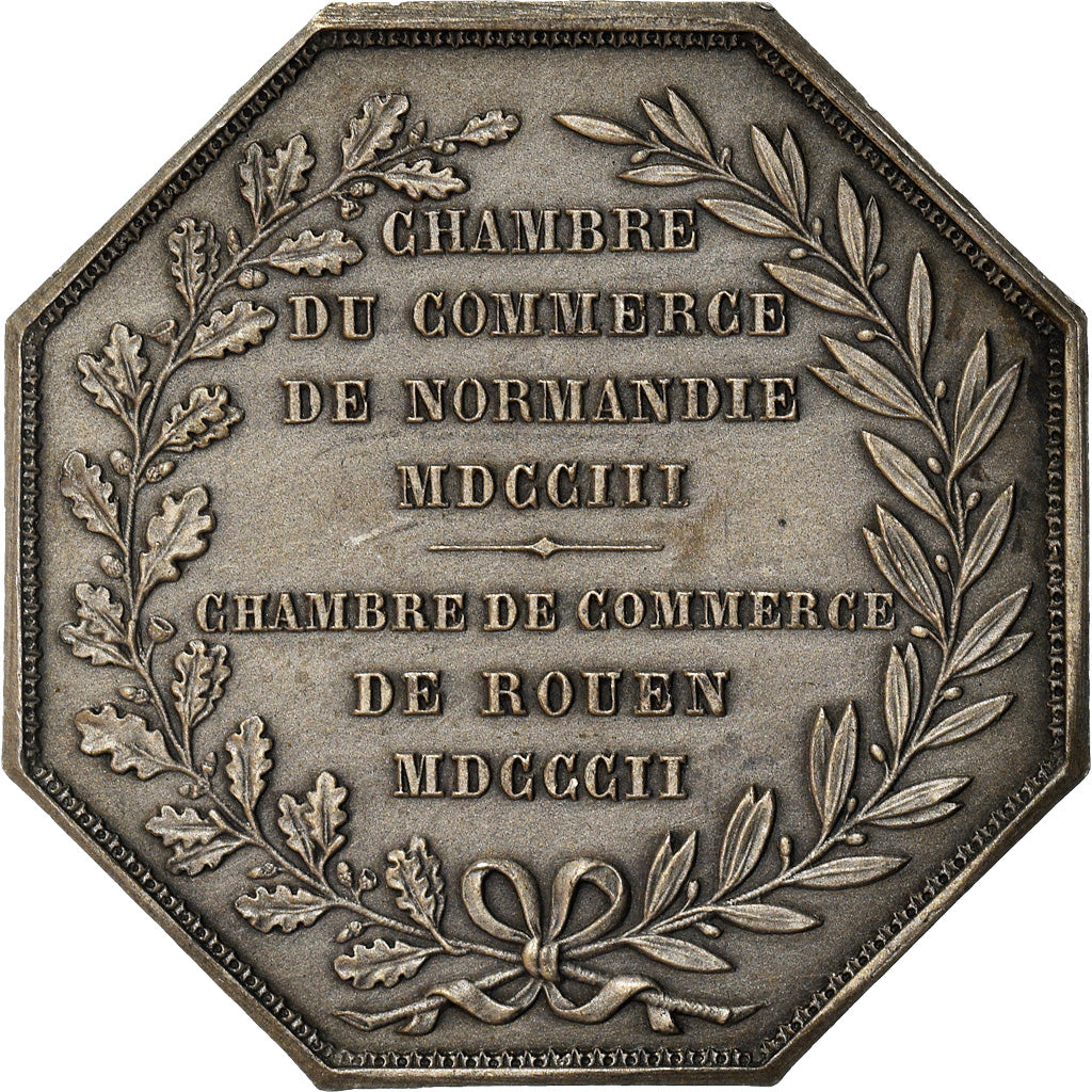 France, Token, Chambre de Commerce de Rouen, Business & industry, 1802, Lecomte