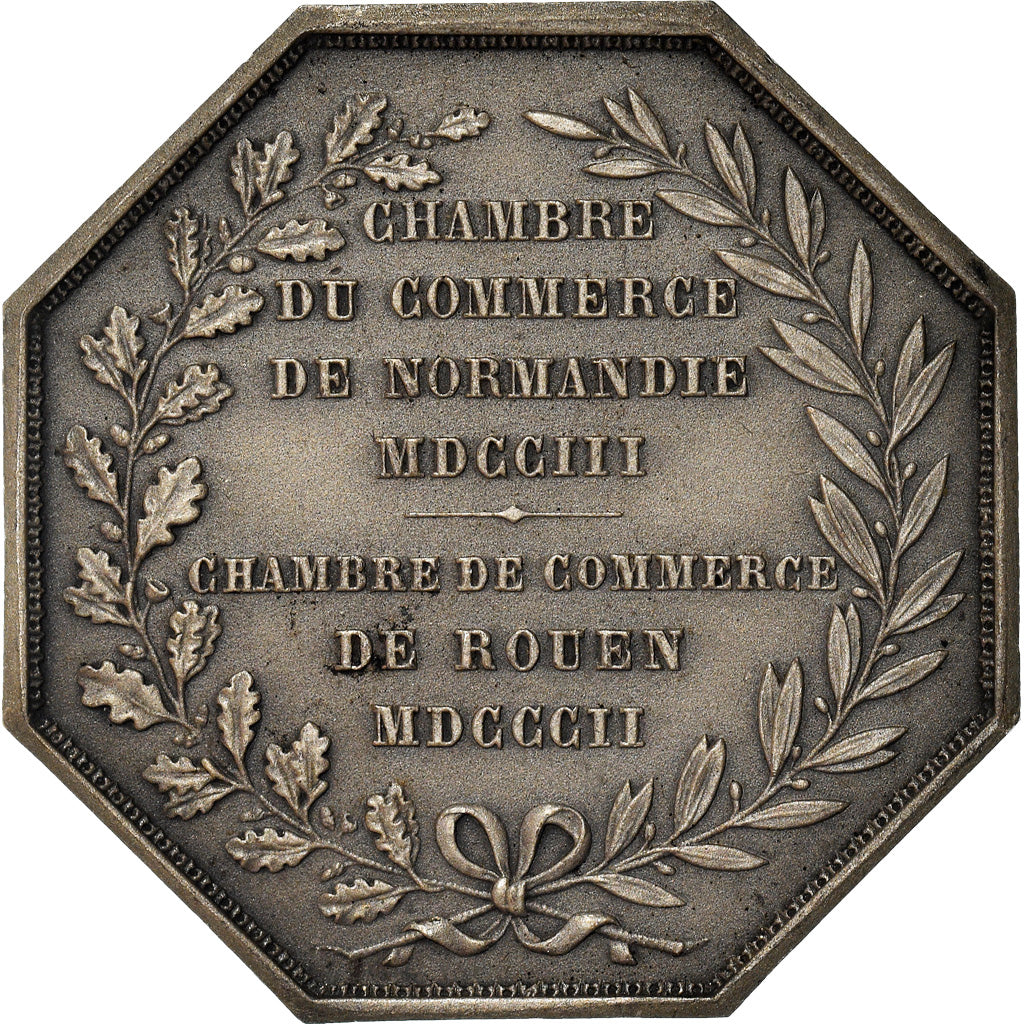France, Token, Chambre de Commerce de Rouen, Business & industry, 1802, Lecomte