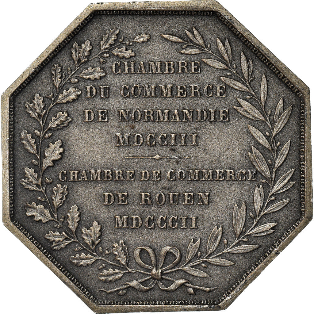 France, Token, Chambre de Commerce de Rouen, Business & industry, 1802, Lecomte