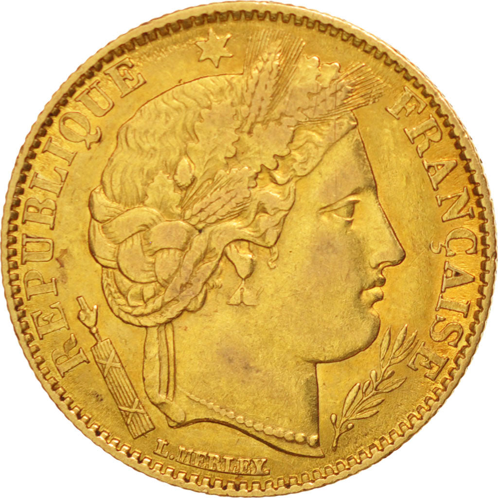 Monnaie, France, Cérès, 10 Francs, 1850, Paris, TTB, Or, KM:770, Gadoury:1012