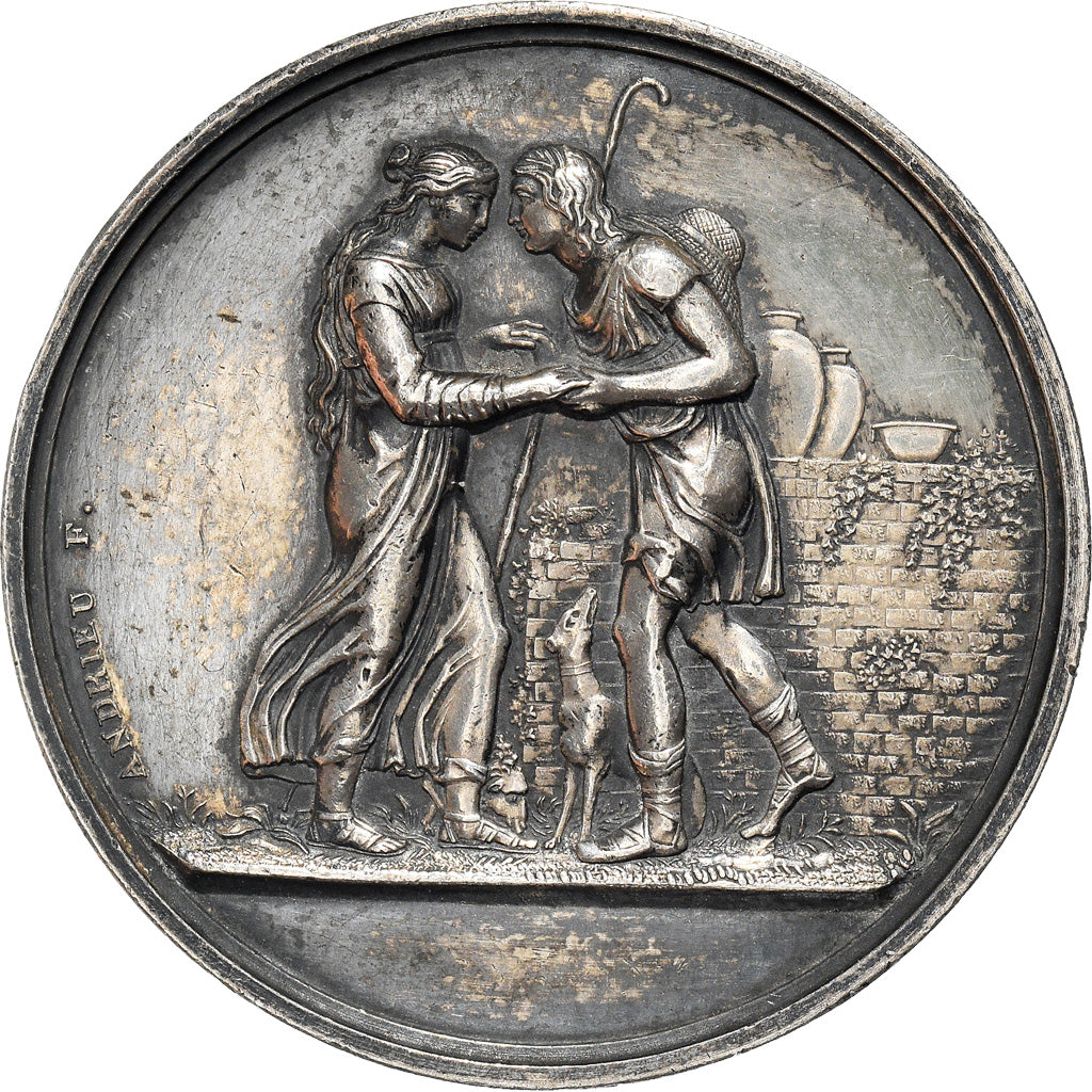 Frankrijk, Medaille, Noces, Mariage, Religion, Religions & beliefs, 1817