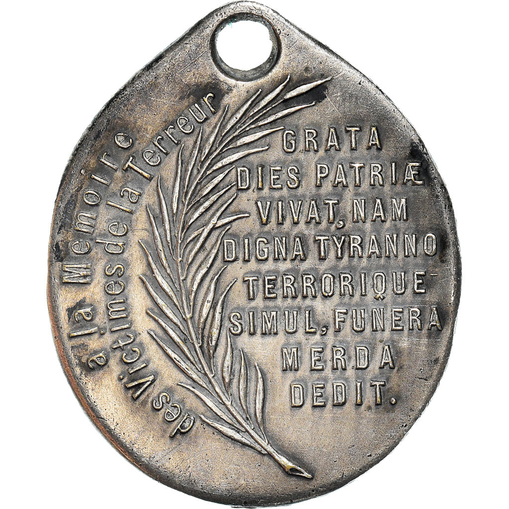 France, Medal, Ala Mémoire des Victimes de la Terreur, Robespierre, History