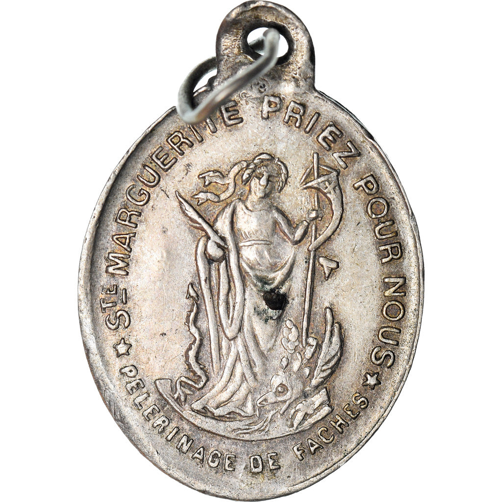 França, Medal, Sainte Marguerite, Pèlerinage de Faches, Crenças e religiões