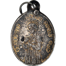 France, Medal, Saint Benoit Labre, Religions & beliefs, EF(40-45), Silvered