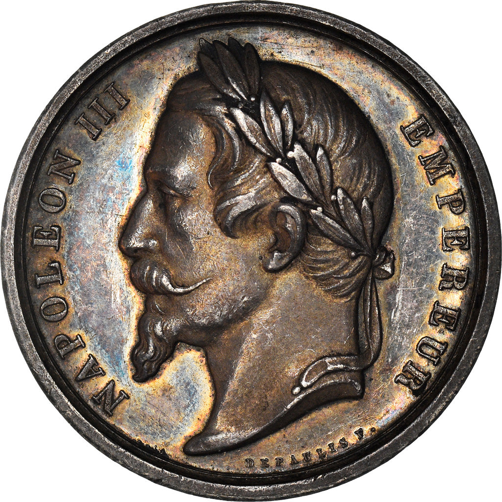 France, Medal, Napoléon III, Bureau d'Administration du Lycée, 1862, Depaulis