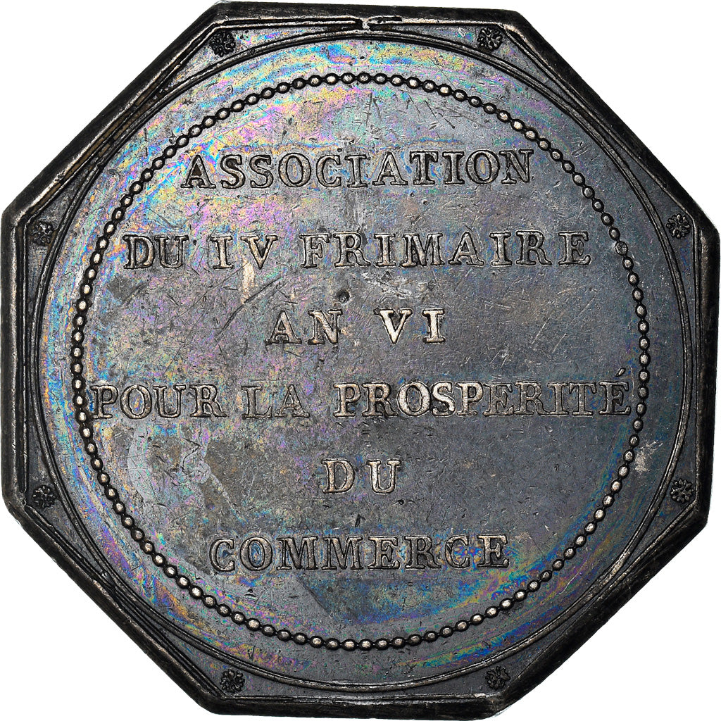 France, Token, Directoire, Caisse d'Escompte du Commerce, 1797, Andrieu
