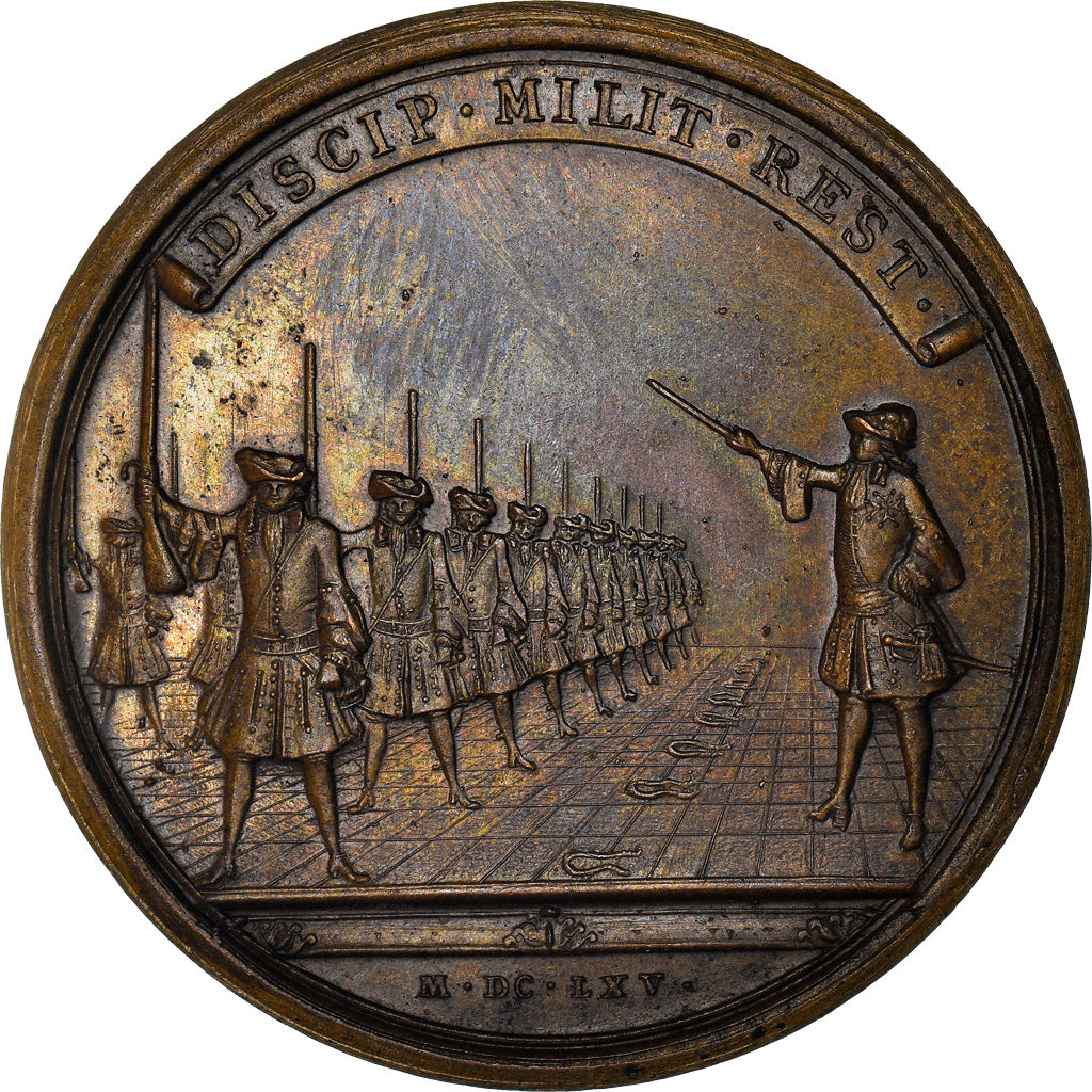 France, Médaille, Louis XIV, Les Revues Militaires, History, 1665, Mauger