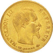 Moneda, Francia, Napoleon III, Napoléon III, 10 Francs, 1857, Paris, MBC, Oro
