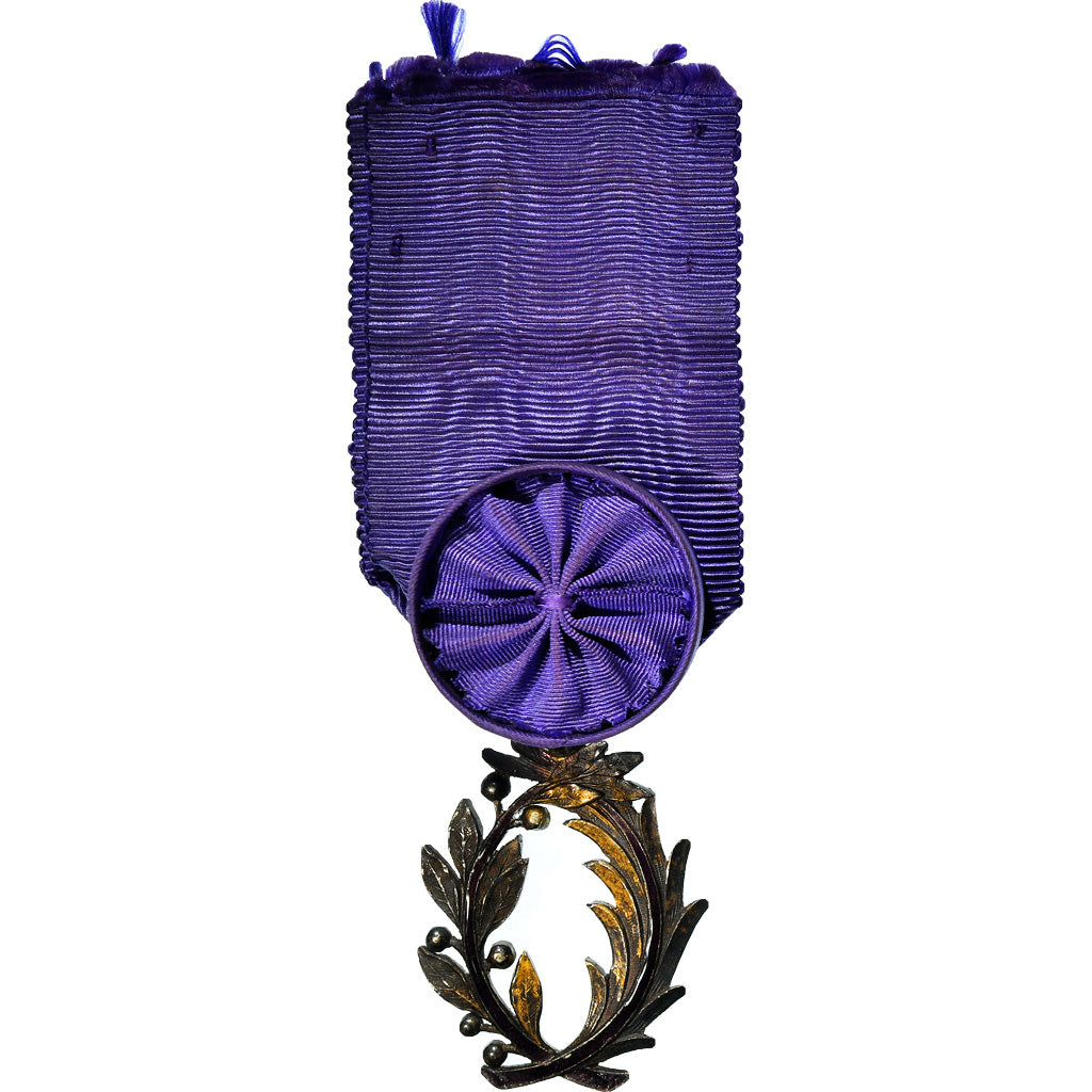France, Palmes Académiques Officier, Medal, Excellent Quality, Silver, 38