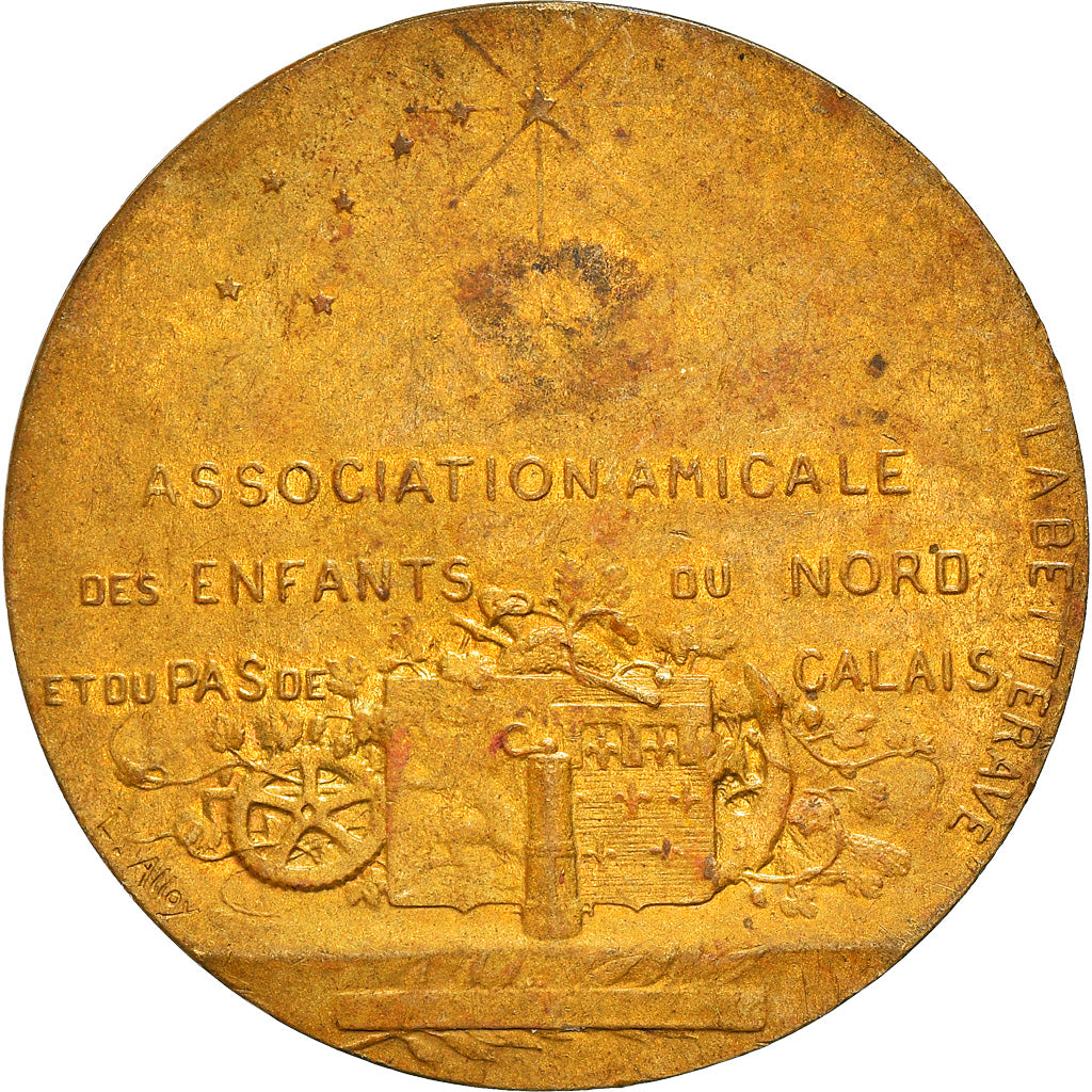 Frankreich, Medaille, La Betterave, Amicale des Enfants du Nord, Alloy, SS