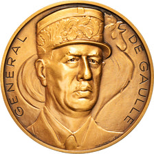 Frankrijk, Medaille, Général de Gaulle, France Libre, WAR, 1990, Huguenin