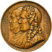 France, Medal, Masonic, Société Franklin et Montyon, 1833, Barre, AU(50-53)