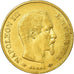 Moneta, Francia, Napoleon III, Napoléon III, 10 Francs, 1858, Paris, BB+, Oro