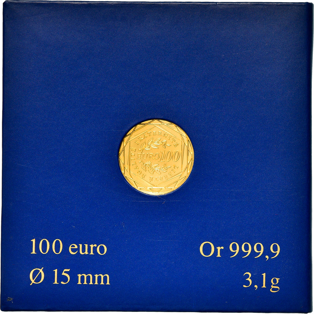 France, 100 Euro, La Semeuse, 2009, Paris, MS(65-70), Gold