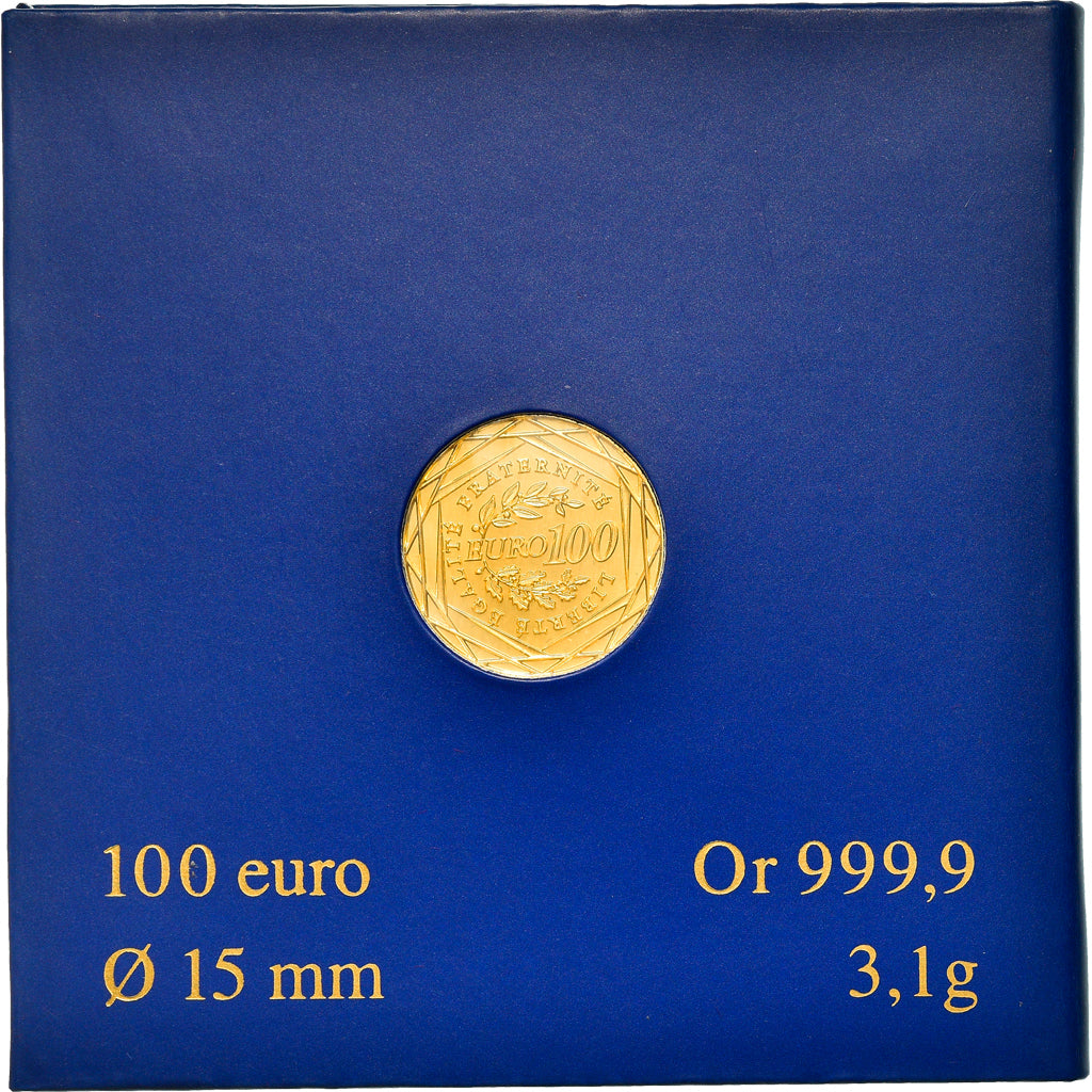 France, 100 Euro, La Semeuse, 2009, Paris, MS(65-70), Gold