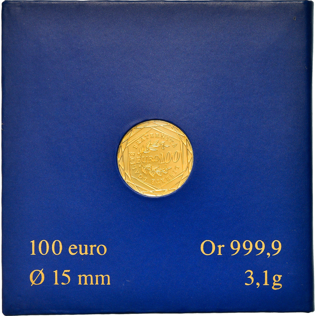 France, 100 Euro, La Semeuse, 2009, Paris, MS(65-70), Gold