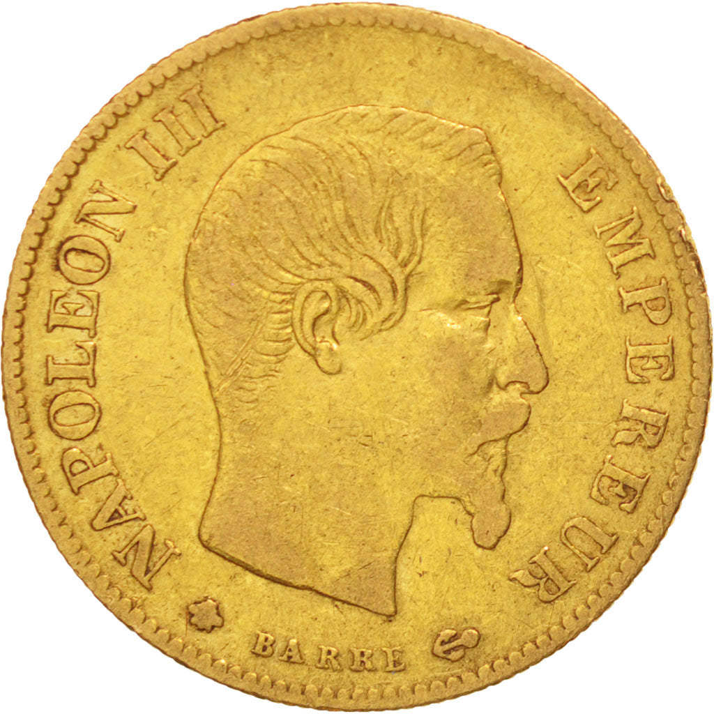 Coin, France, Napoleon III, Napoléon III, 10 Francs, 1859, Strasbourg