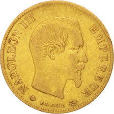 Coin, France, Napoleon III, Napoléon III, 10 Francs, 1859, Strasbourg
