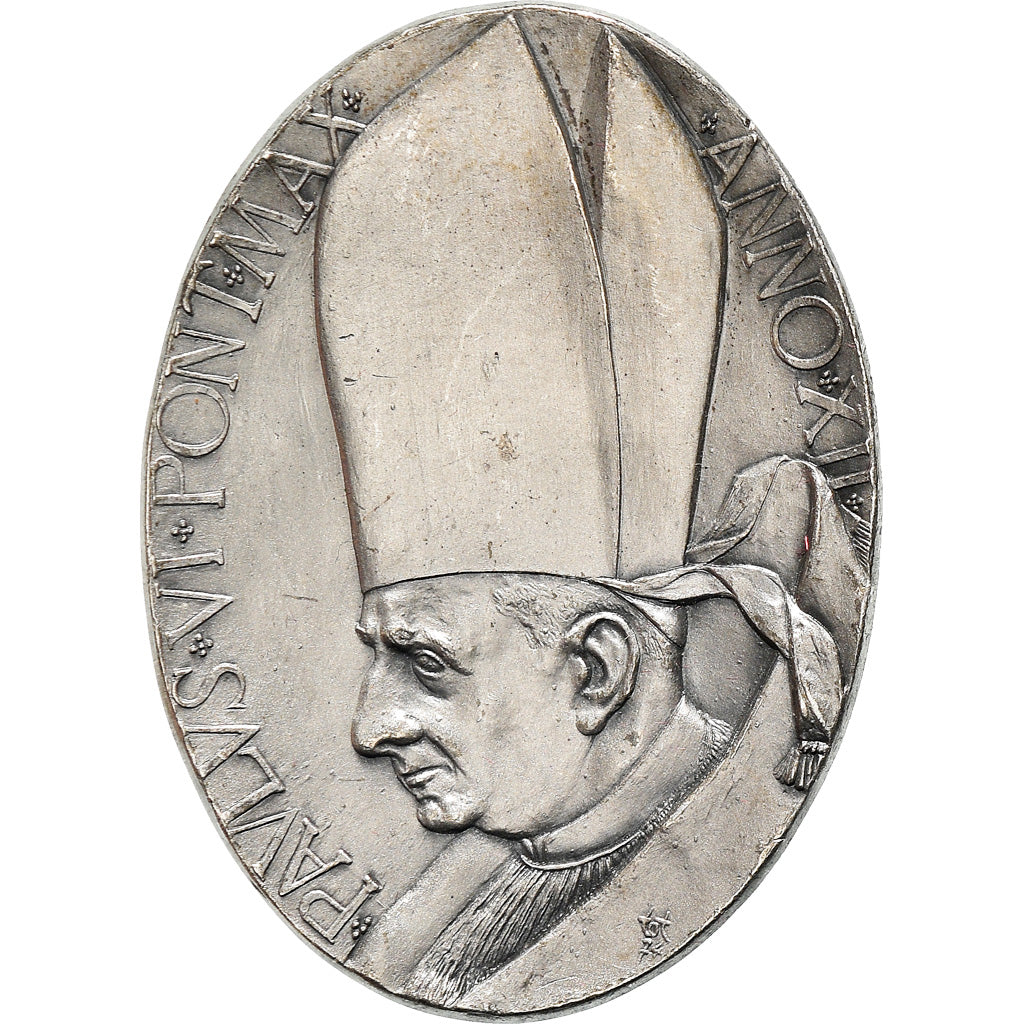 Vatican, Medal, Le Pape Paul VI, Religions & beliefs, MS(60-62), Silver