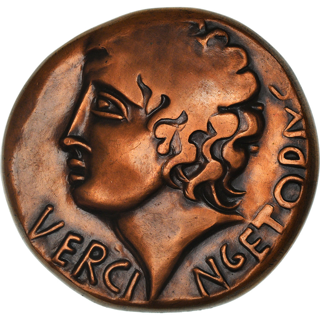 Francia, medaglia, Reproduction Monnaie Antique, Vercingétorix, History, SPL