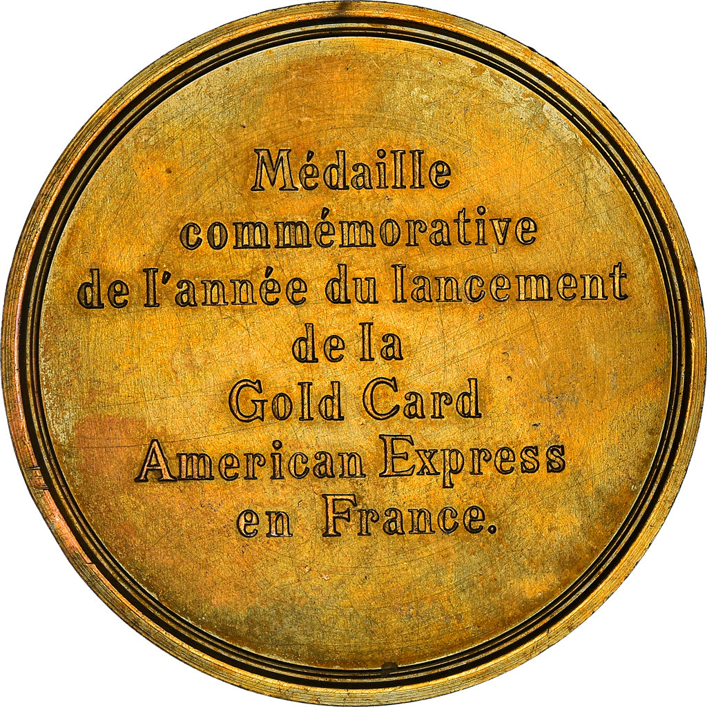 Francia, medalla, Lancement de la Gold Card American Express, Bank, MBC+, Bronce