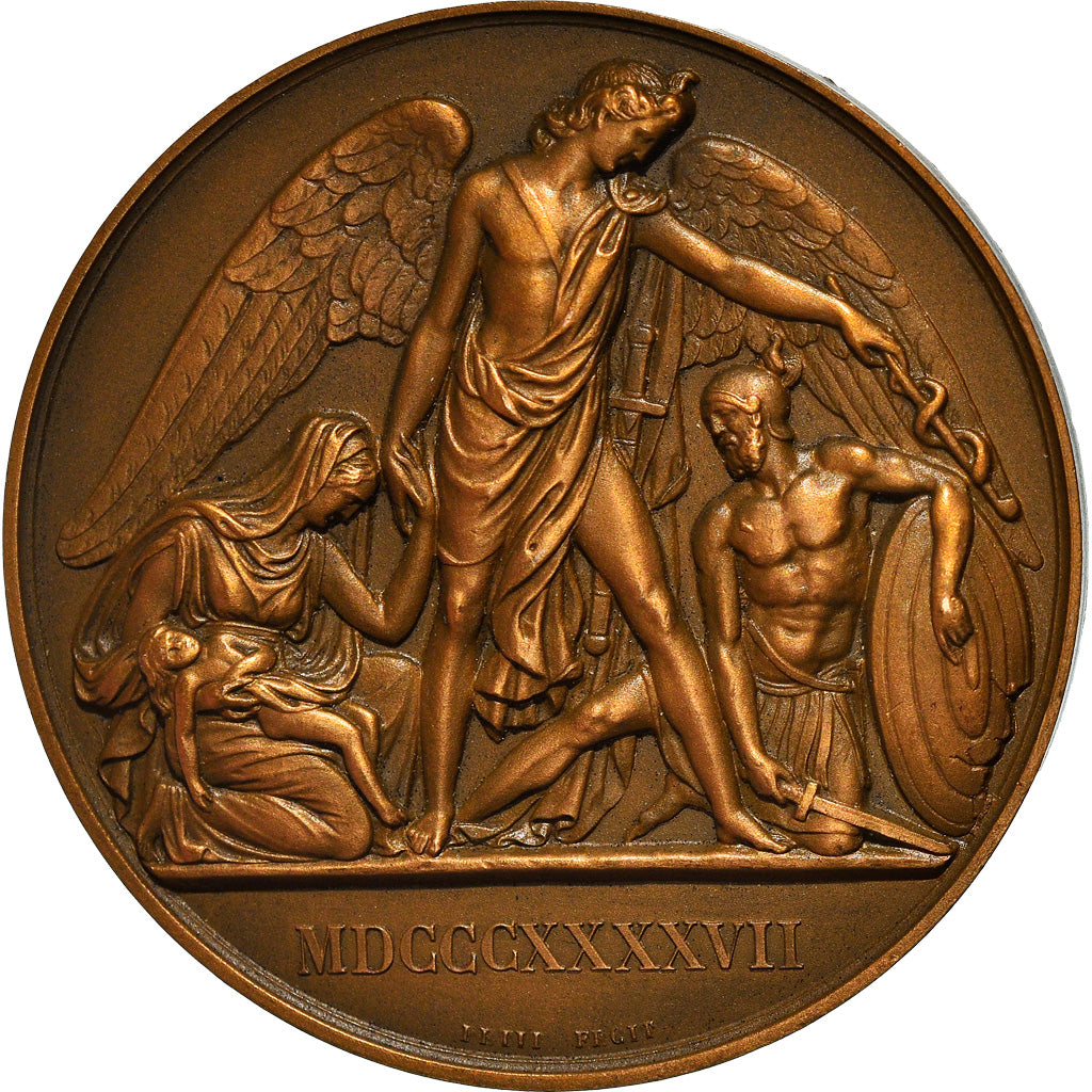 France, Médaille, J.D.Larrey, Chirurgien de la Grande Armée, History, 1847