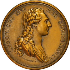 Frankrijk, Medaille, Louis XVI, Académie de Médecine, History, 1774, Duvivier