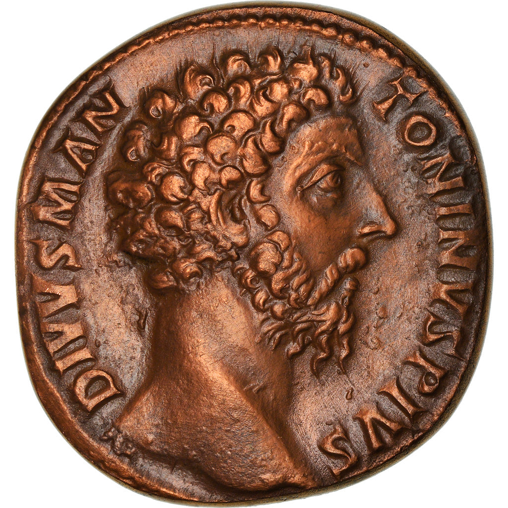 France, Medal, Reproduction, Sesterce Marc Aurèle, History, 1975, MS(63)