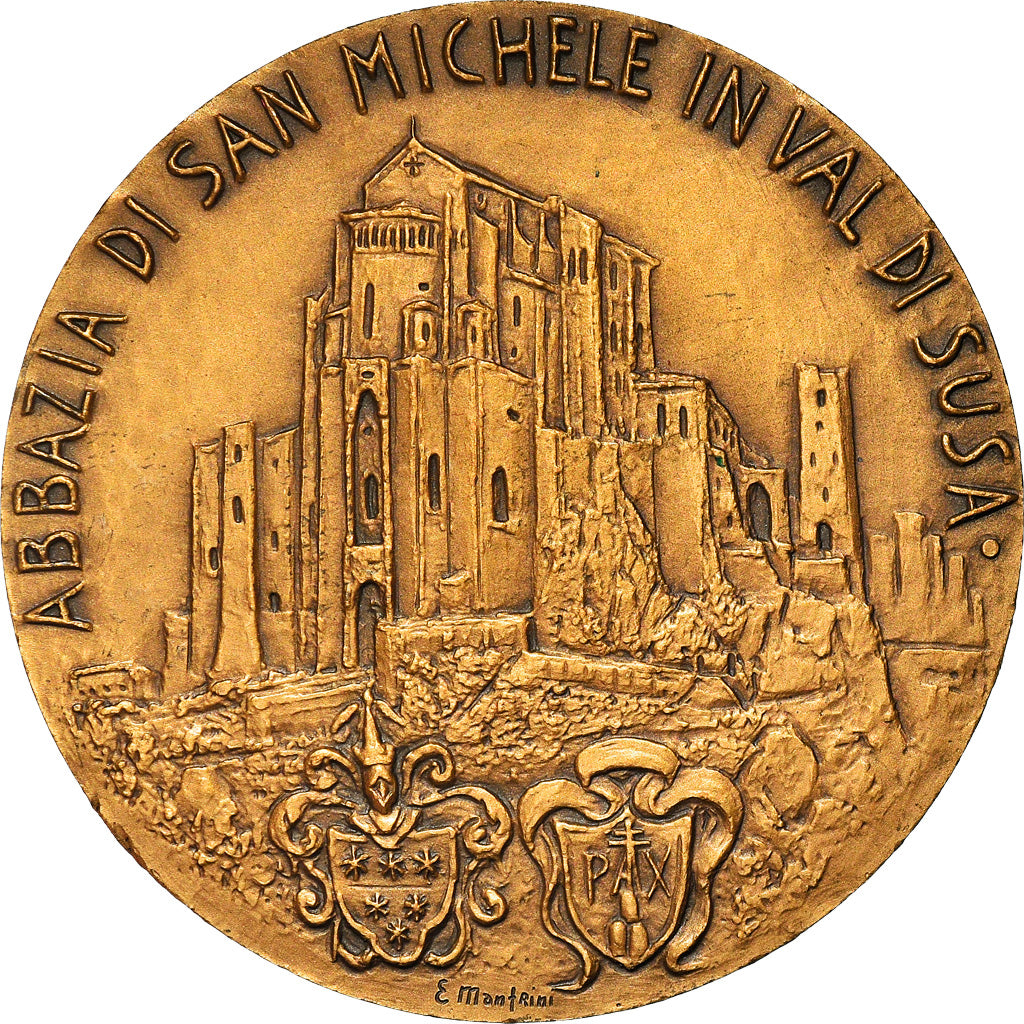 Watykan, Medal, Pellegrinaggio di Giovanni Paolo II, Abbazia di San Michele