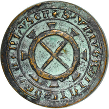 Francja, Medal, Sceau Médiéval à la Roue, Historia, EF(40-45), Bronze