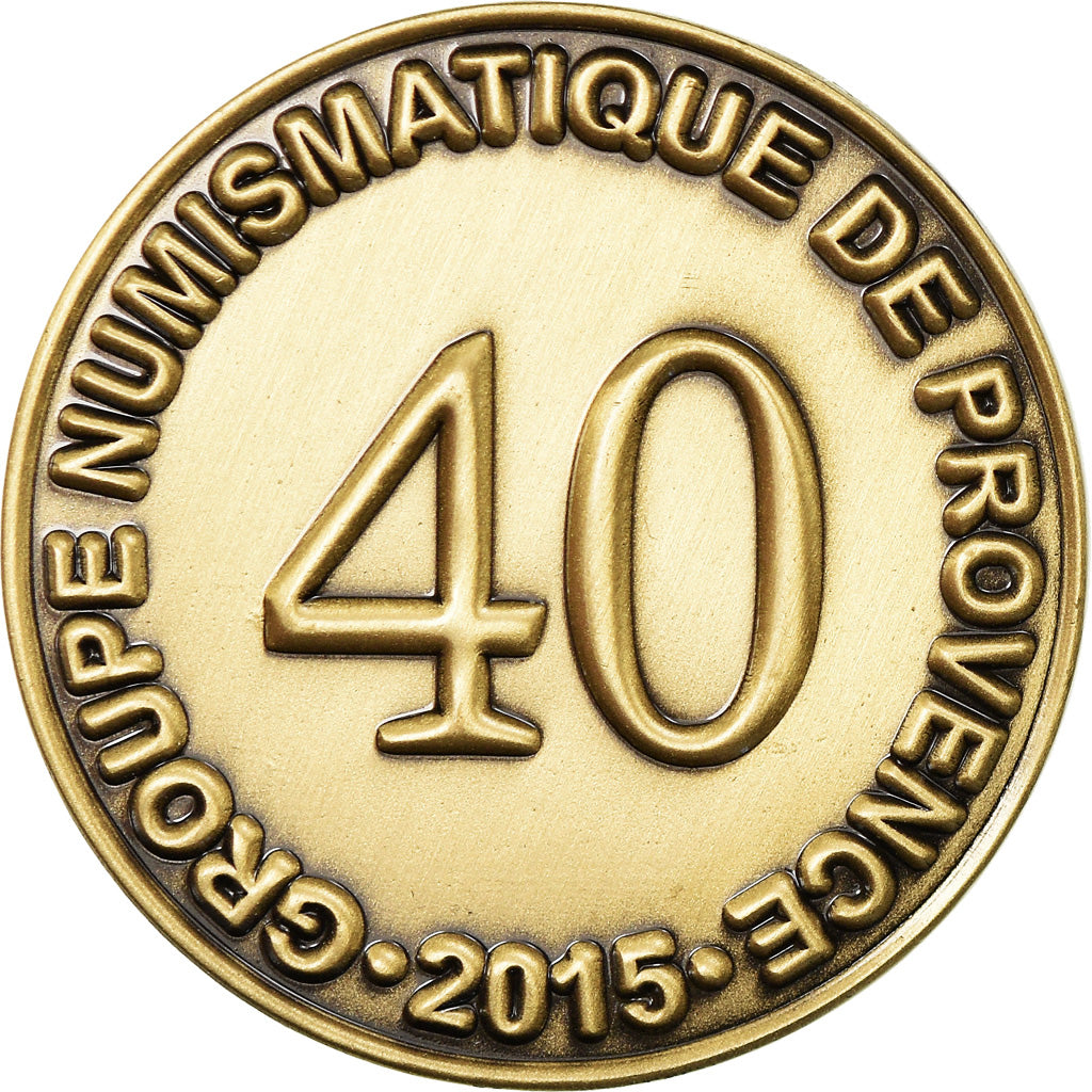 France, Medal, Groupe Numismatique de Provence, 2015, MS(65-70), Copper-Nickel