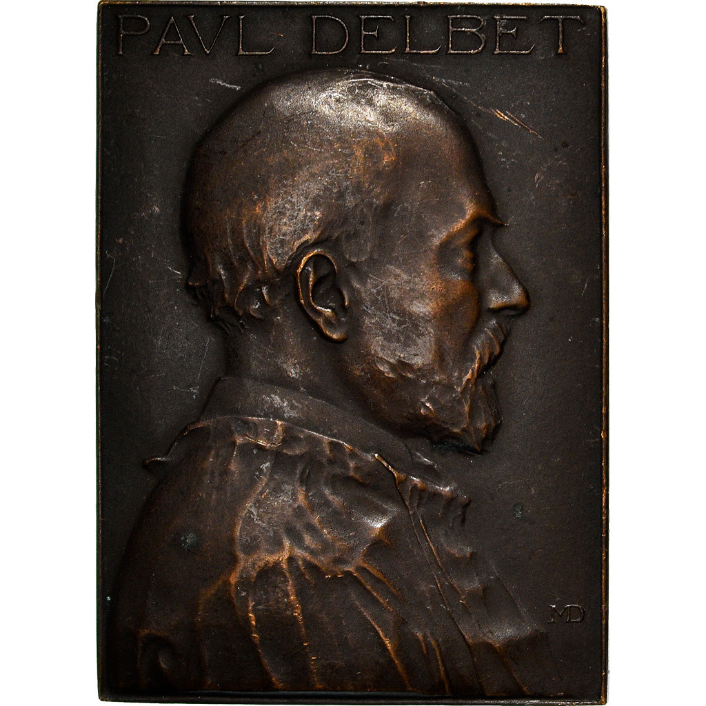 France, Médaille, Docteur Paul Delbet, Medicine, 1924, TTB+, Bronze
