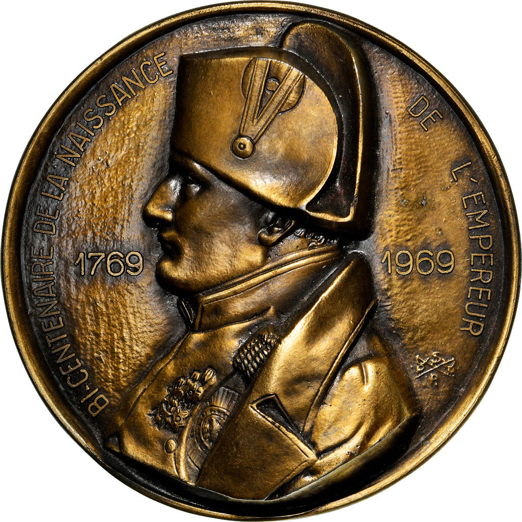 France, Medal, Bicentenaire de la Naissance de Napoléon Ier, History, 1969