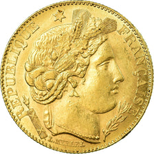 Moneta, Francia, Cérès, 10 Francs, 1895, Paris, SPL-, Oro, KM:830