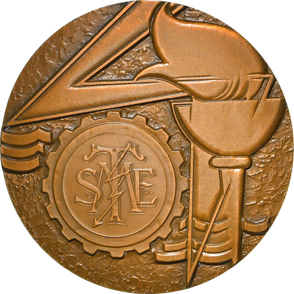 France, Médaille, A.N.R.O.C, Business & industry, 1984, Simon, SPL+, Silvered