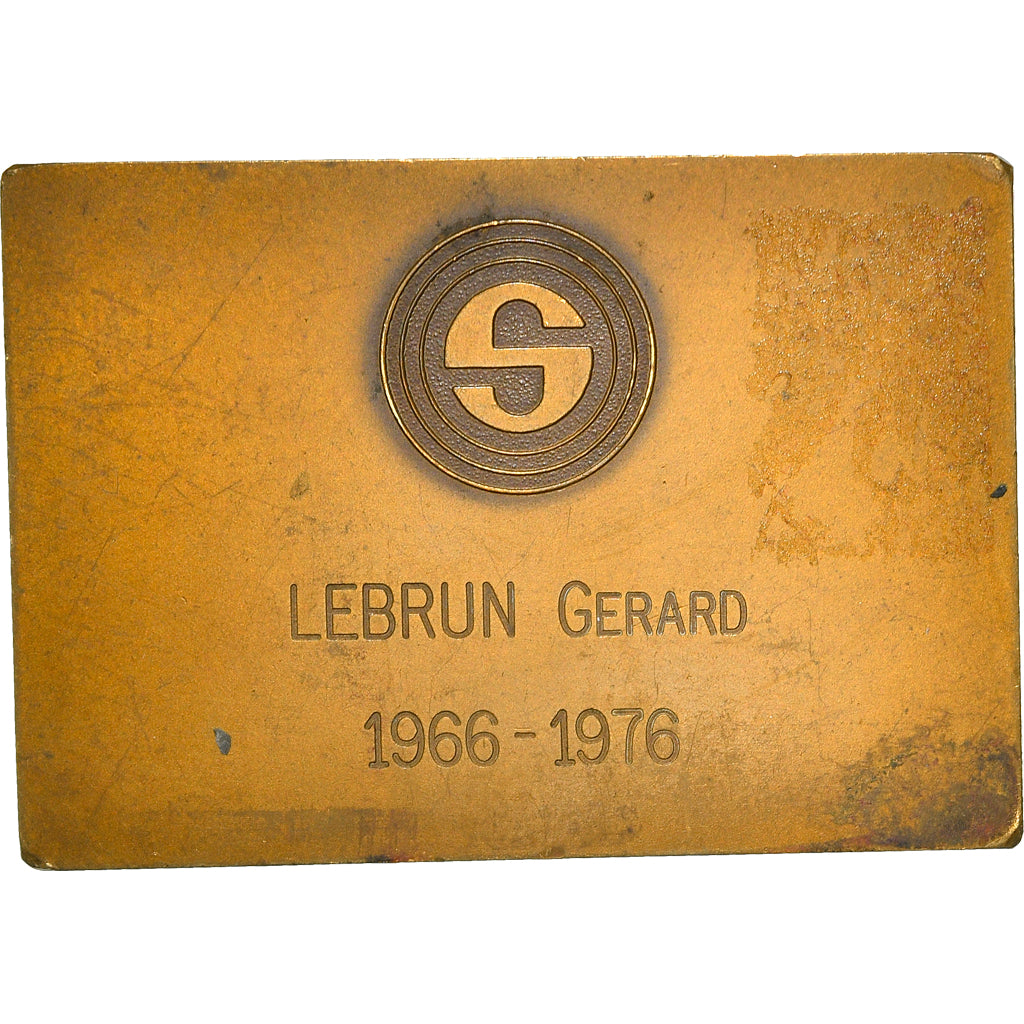 Belgium, Medal, Art Déco, Le Travailleur, 1976, Victor Demanet, AU(55-58)