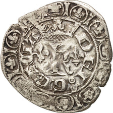 France, Charles V, Blanc with K, VF(30-35), Billon, Duplessy:363