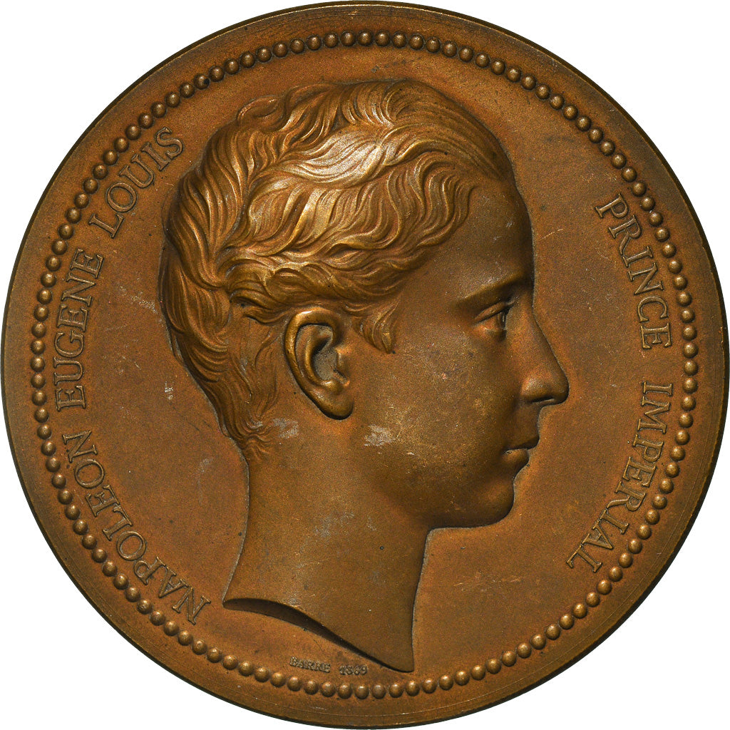 France, Medal, Exposition Universelle de Paris, Napoléon Eugène Louis