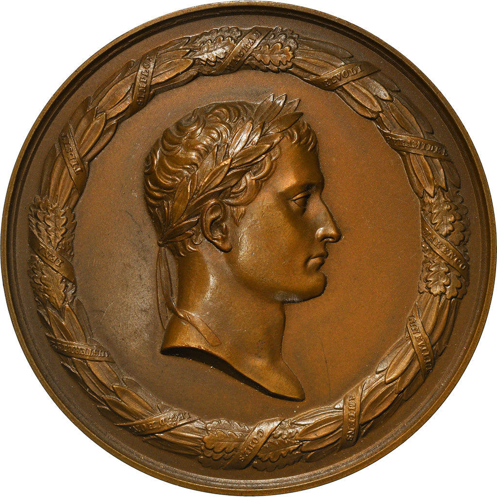 France, Medal, Louis XVIII, Mort de Napoléon Ier à Saint-Hélène, History