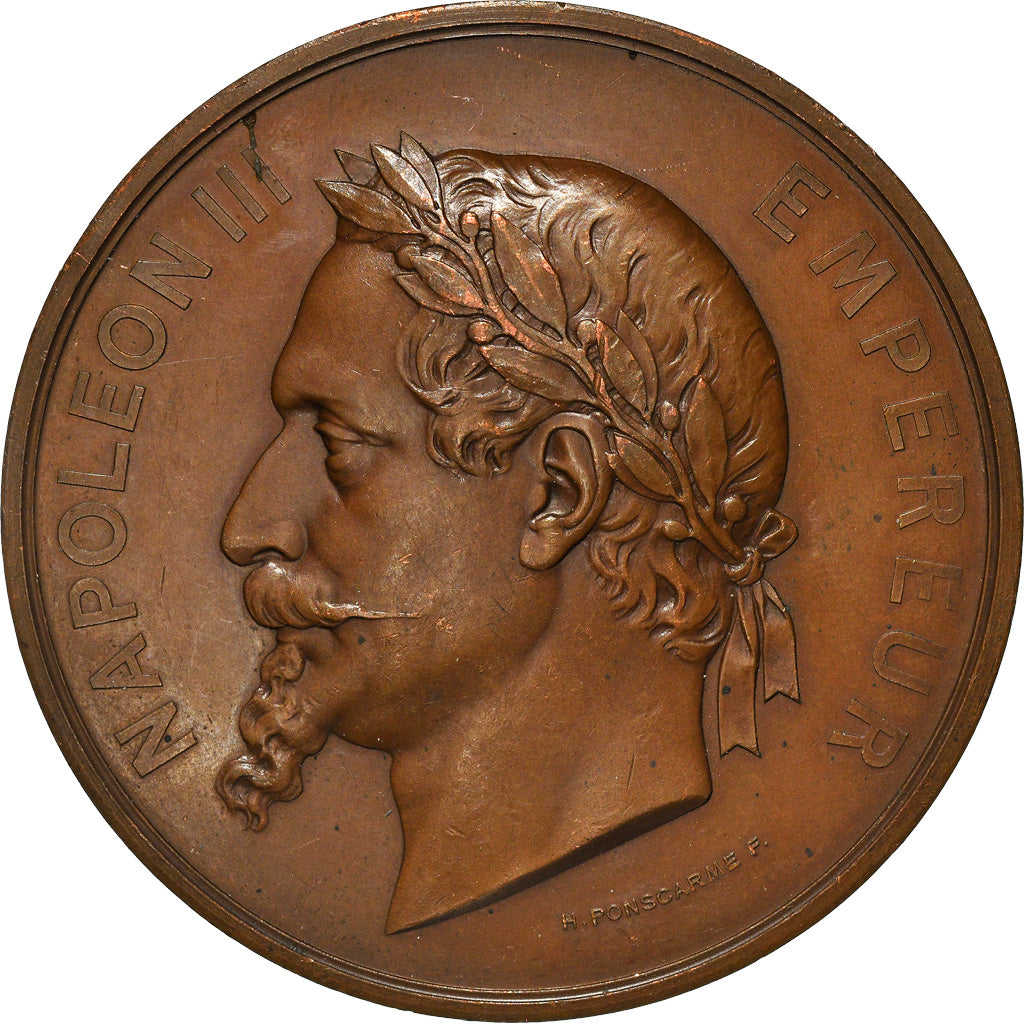 France, Medal, Napoléon III, Exposition universelle de Paris, History, 1867
