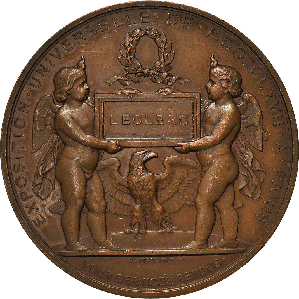 France, Medal, Napoléon III, Exposition universelle de Paris, History, 1867
